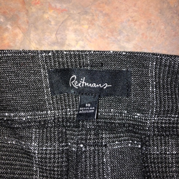 Reitmans Plaid Dress Pants - Picture 3 of 5